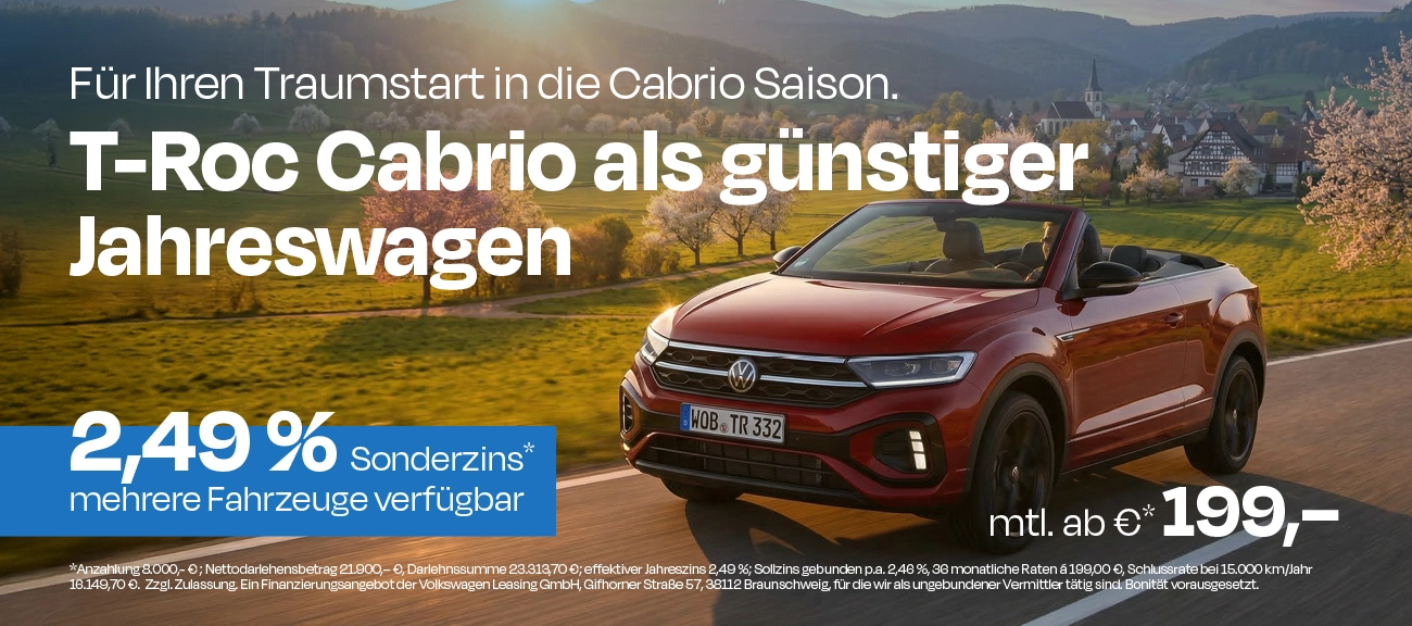 T-Roc Cabrio Sonderzins